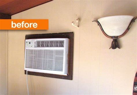 Cover your wall mounted air conditioner with our unique and decorative insulated cover stopping cold drafts from your a/c unit. Before & After: Covering Up a Wall or Window Air ...