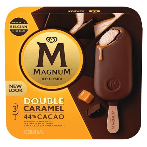 Magnum Double Caramel Ice Cream Bars Shop Bars And Pops At H E B