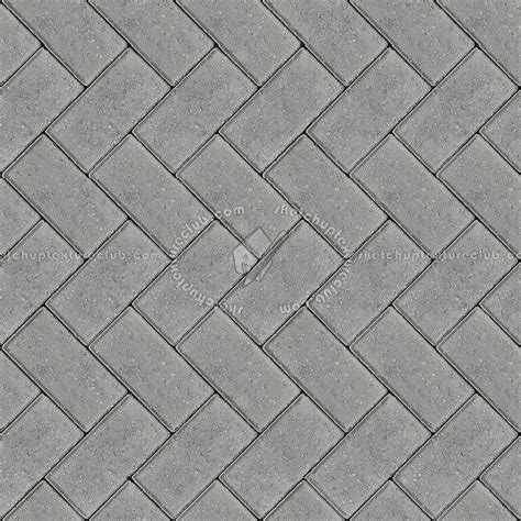 Concrete Paving Herringbone Outdoor Texture Seamless 05813