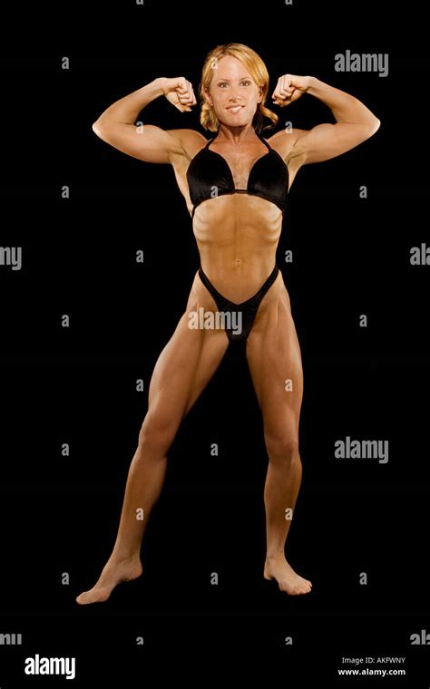 Weibliche Bodybuilder Stockfotografie Alamy