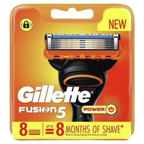 gillette fusion power razor blades 8 pack