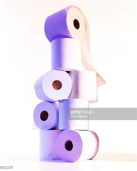 Stack Of Toilet Paper High Res Stock Photo Getty Images