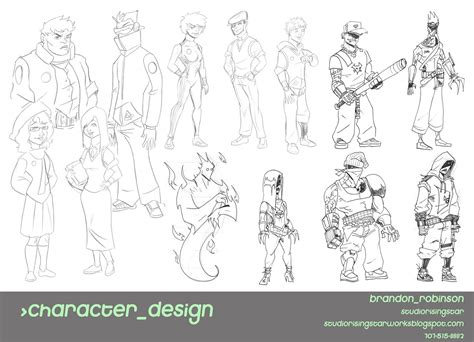 StudioRisingStar Portfolio @ Blogspot: Animation Character Designs 2