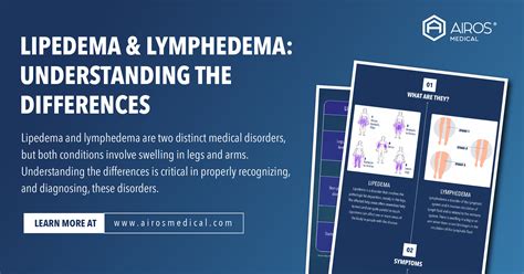 Lipedema And Lymphedema Understanding The Differences Airos Medical Inc