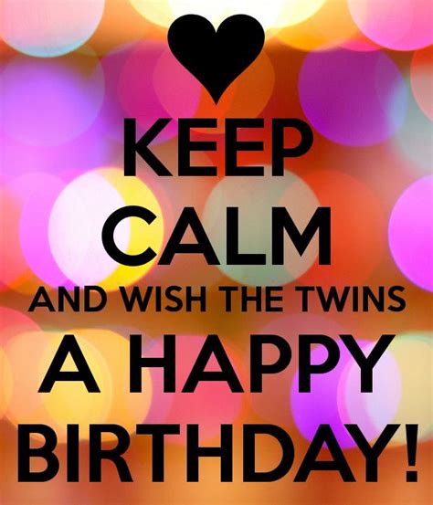 Pin By Linda Graham On 02 Happy Birthday Twins Birthday Quotes Birthday Wishes For Twins