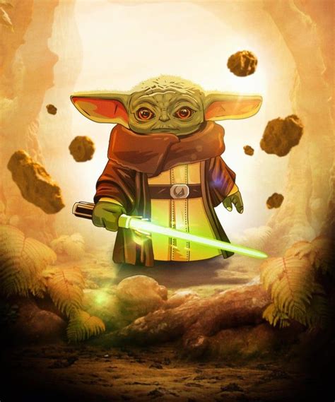 Baby Yoda Jedi Master Concept I Drew Yesterday Starwars Star Wars