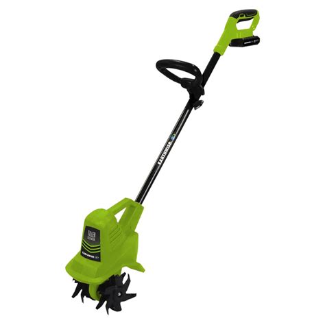 Earthwise 7 1 2 Cordless Tiller Cultivator With 2 0 Ah Battery And
