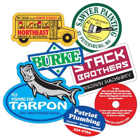 Custom Die Cut Stickers Custom Shape Decals And Labels