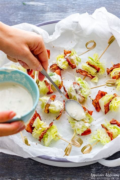 Wedge Salad On A Stick Appetizer Addiction