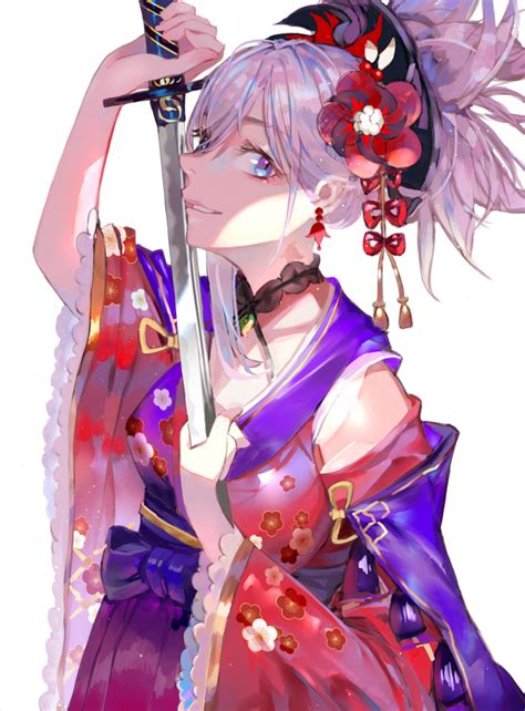 Saber Miyamoto Musashi Fategrand Order Image By Yusuri