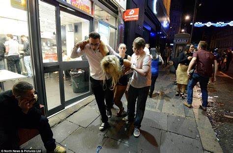 new year mayhem across britain as drunken revellers lose their senses daily mail online