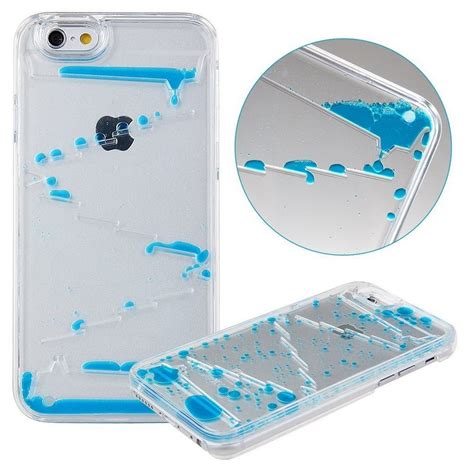 Drip Drop Game Liquid Dynamic Water Case Back Cover Skin For Iphone 5