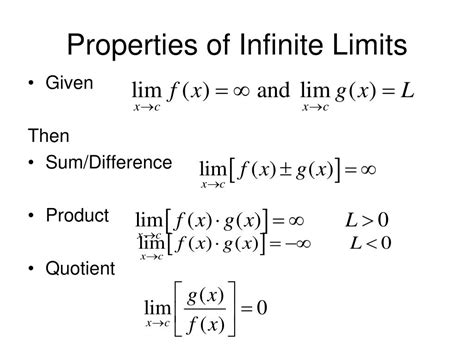 Ppt Infinite Limits Powerpoint Presentation Free Download Id2912470