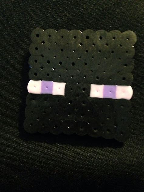 enderman minecraft perler bead back easy perler bead patterns hamma beads ideas perler beads