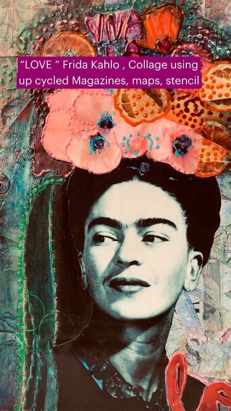 LoVE FrIDA KAHlo Collage An Immersive Guide By Frida Cat Lo Art