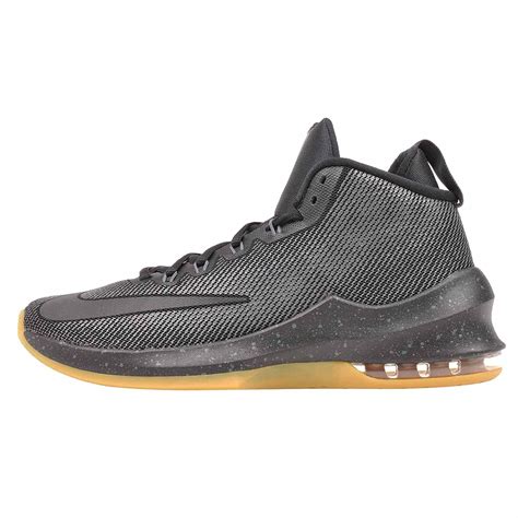 Buy Nike Mens Air Max Infuriate Mid Premium Basketball Shoes Black Grey 11 5 D M Us At
