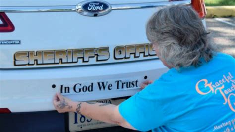 Va Sheriffs Office Adds In God We Trust Decal To Its Vehicles Mrctv