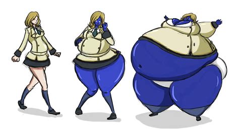 Blue Berry Milly By Shydude Body Inflation Know Your Meme