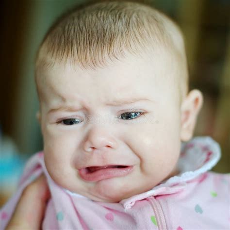 Baby Crying Stock Image Image Of Cute Innocent Pose 16943511