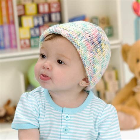 Easy Newborn Hat Knitting Pattern
