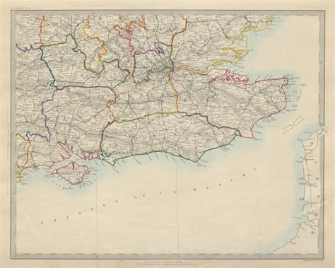 Map Of Southern England Counties