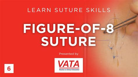 Figure Of 8 Suture Learn Suture Techniques Vata Youtube