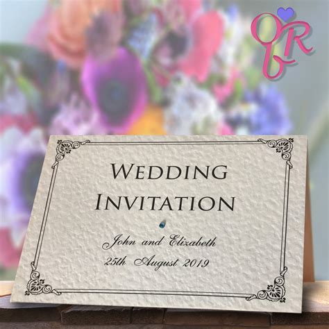 Emma Folded Invitation Occasions By Rebecca Ltd