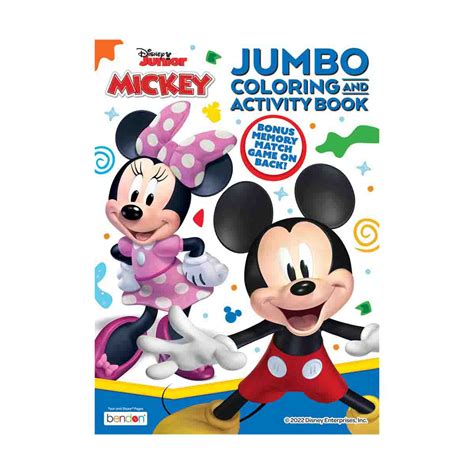 Disney Junior Mickey Jumbo Coloring And Activity Book
