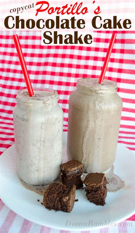 I'd like to first explain, because if i don't i fear you'll click out of. Copycat Portillo's Chocolate Cake Shake Dessert Recipe