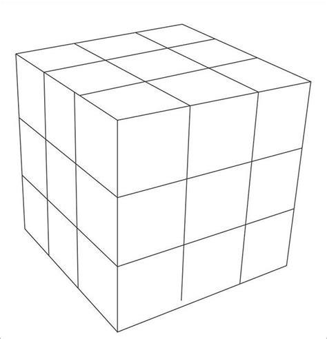 Comment résoudre un rubiscube ? Cube Template, 3D Cube Template | Free & Premium Templates