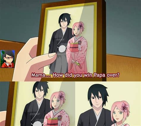 Sasuke And Sakuras Wedding Photo Naruto Shippuden Anime Anime