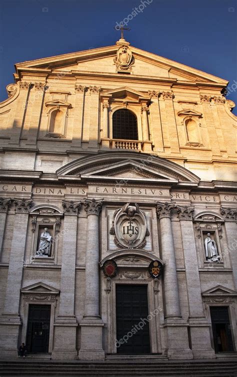 Gesu Jesuit Church Facade Rome Italy Stock Photo By ©billperry 6077899