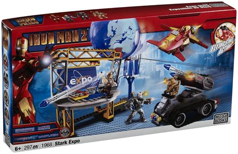 Mega Bloks 1968 Iron Man 2 Stark Expo Set Amazonde Spielzeug