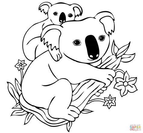 Https://tommynaija.com/coloring Page/coloring Pages Of Koala Bears