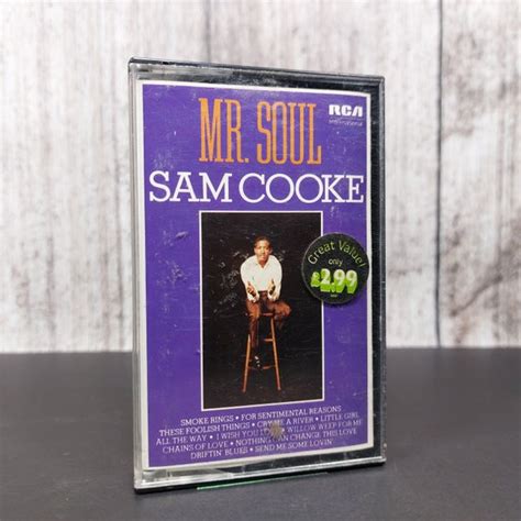 sam cooke mr soul 1963 vintage cassette tape free etsy