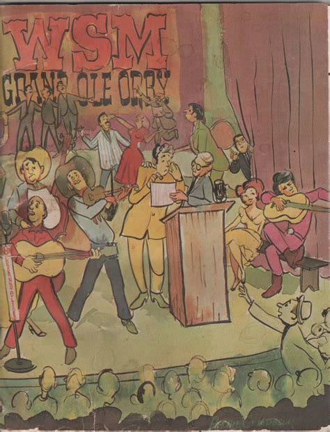 Wsm Grand Ole Opry History Picture Book 1966 Volume 3 Edition 1 Etsy
