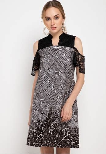 √ 50 Model Dress Batik Modern Kombinasi Simple Dan Elegan
