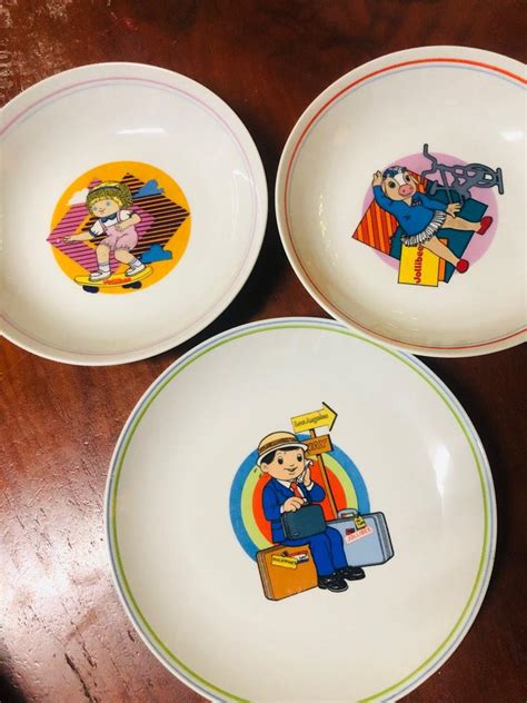 Jollibee Vintage And Authentic Plates Furniture And Home Living