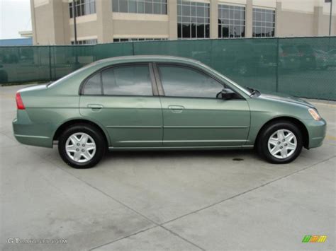 Galapagos Green 2003 Honda Civic Lx Sedan Exterior Photo 48134504