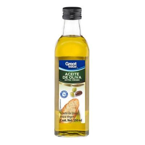 aceite de oliva great value extra virgen 250 ml walmart