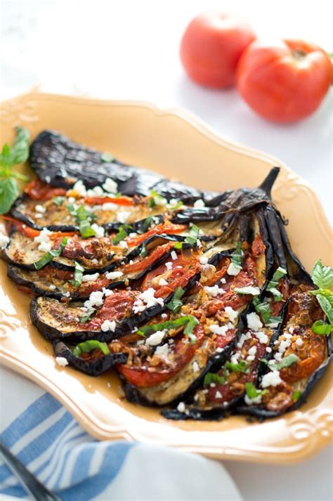 Roasted Eggplant Fan Delicious Meets Healthy