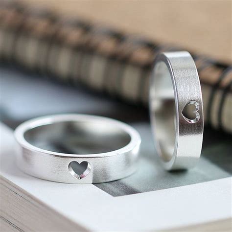 Matching Promise Rings Personalized Couple Rings Promise Etsy