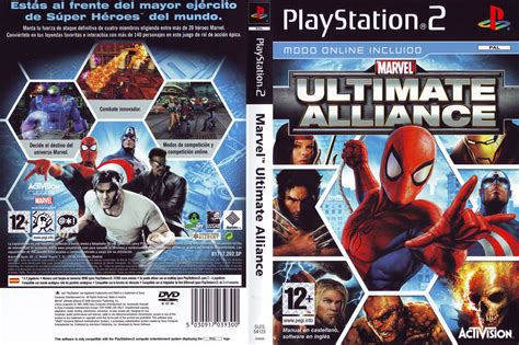 Marvel Ultimate Alliance Psx Cover