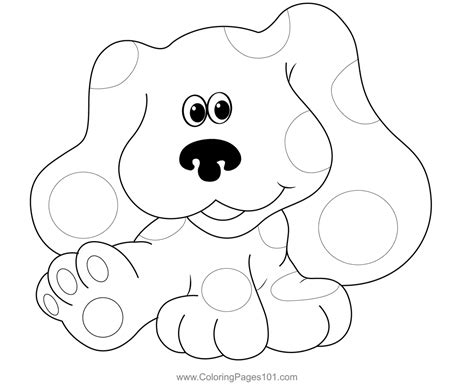 Cute Blues Clues Coloring Page For Kids Free Blues Clues Printable