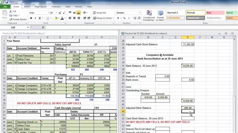 Bank Reconciliation Excel Template