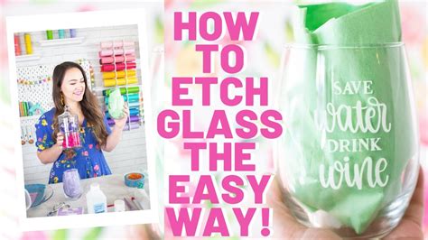Learn How To Quickly Etch Glass The Easy Way With Armour Etch And