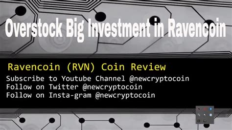 While bch did have a lot of. Raven Coin Review by New Crypto Coin Overstock Huge ...
