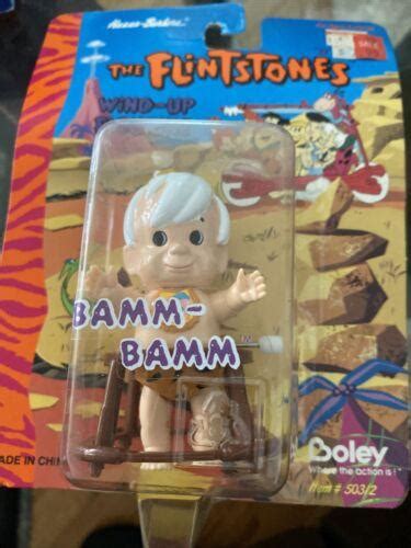 Hanna Barbera The Flintstones Bamm Bamm Wind Up Figurine Boley 1994