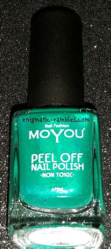 Enigmatic Rambles Review Moyou Peel Off Polish Sizzling Salsa