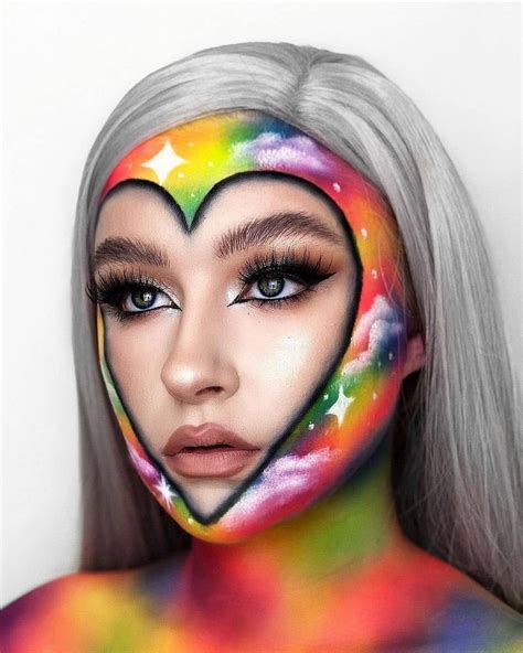 Amazing Face Art Illusion By Makeup Artist Hollierose MÉlÒdÝ JacÒb Face Art Makeup Face